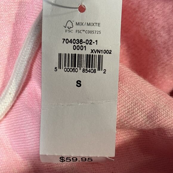 Gap Women's Vintage Soft Balloon Sleeve Hoodie Sweatshirt Pink Size Small NWT - Picture 15 of 15